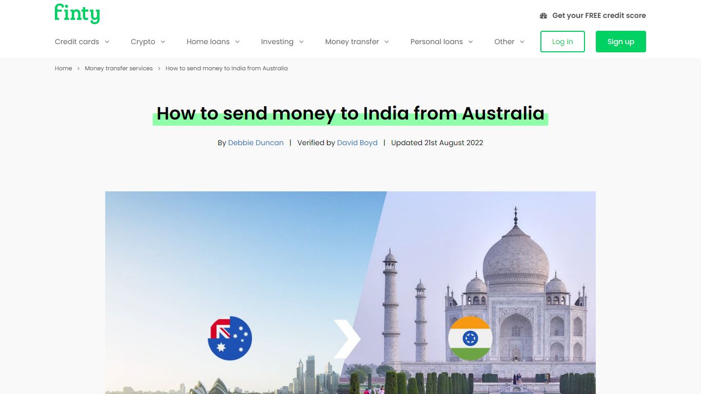 How to send money to India from Australia [AUD to INR]